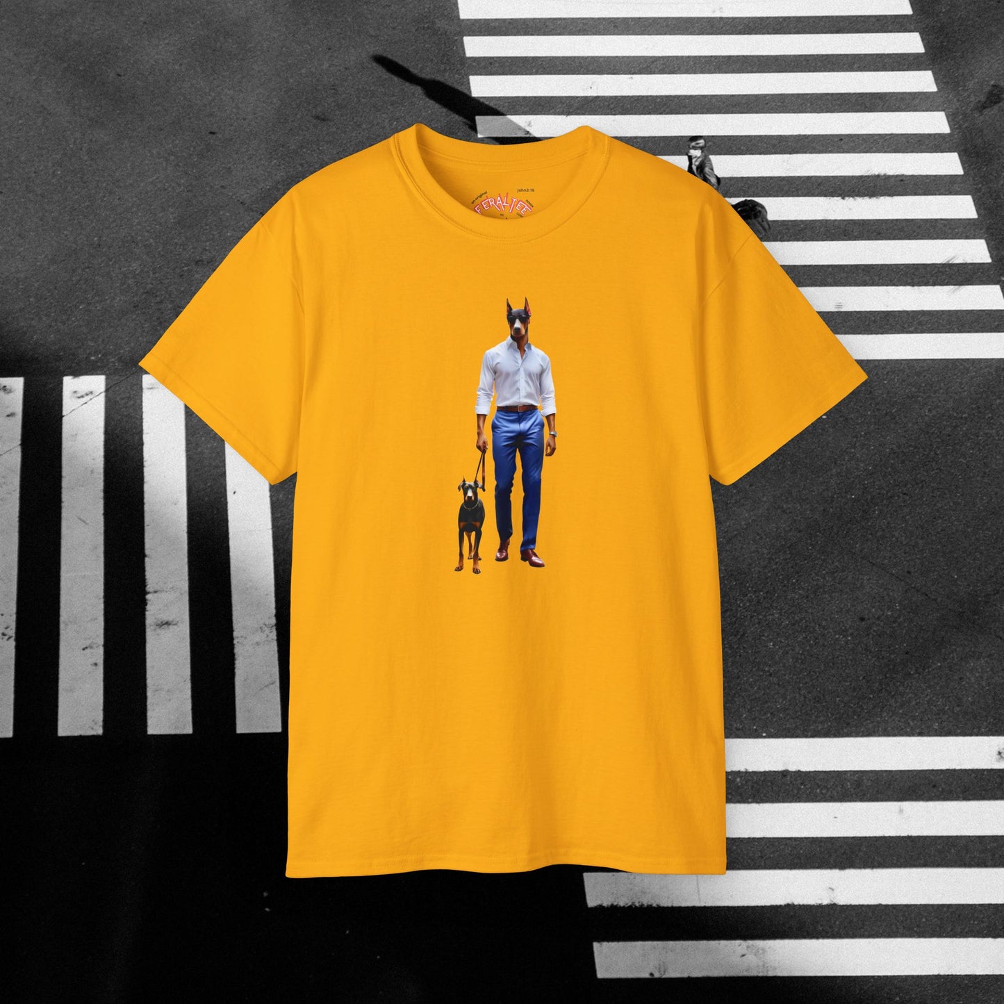 PINCHER- Camiseta Unisex de Algodón Ultrafino