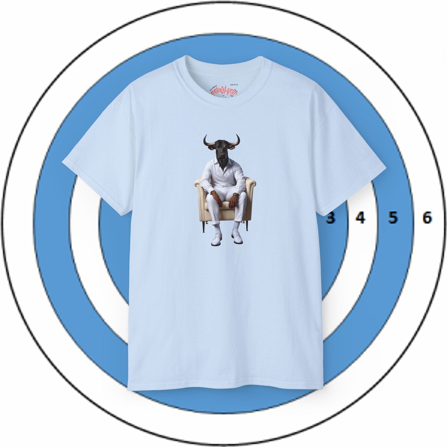 SITTING BULL - Camiesta Unisex de Algodón Ultrafino