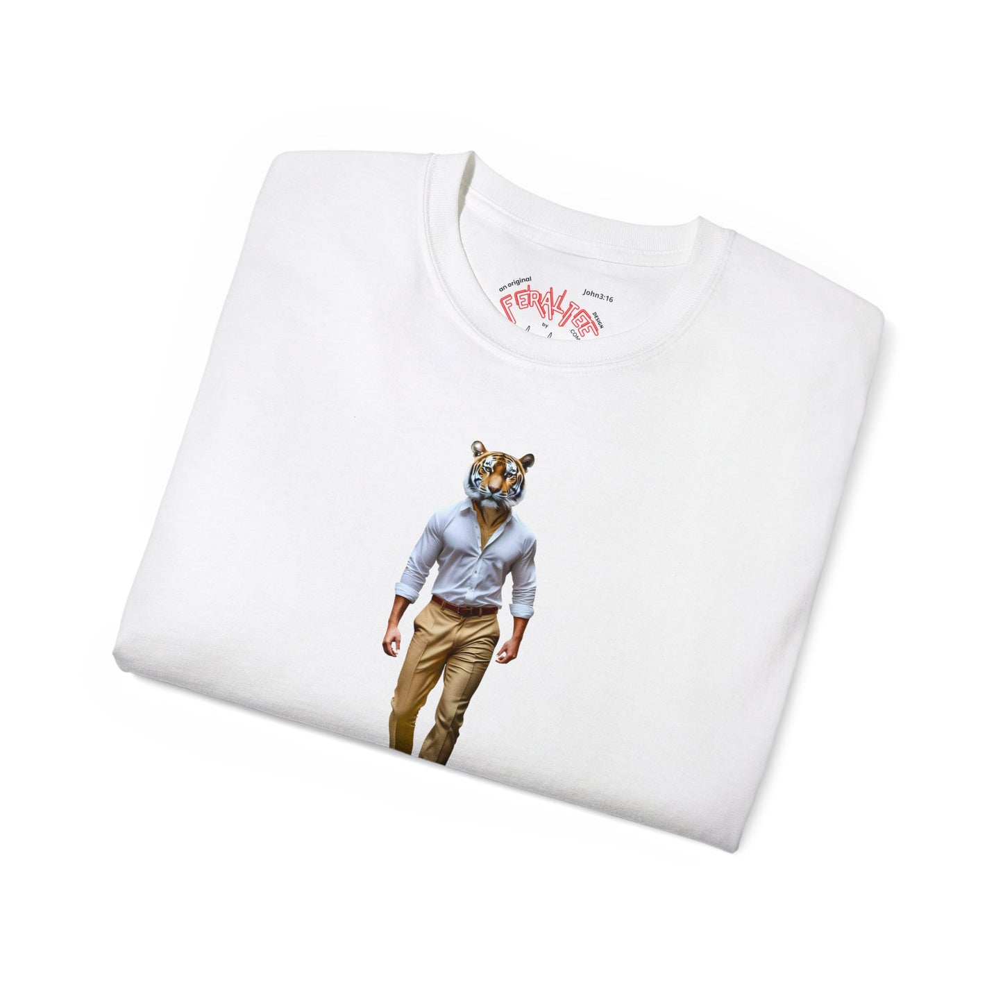 POUNCE- Camiseta Unisex de Algodón Ultrafino