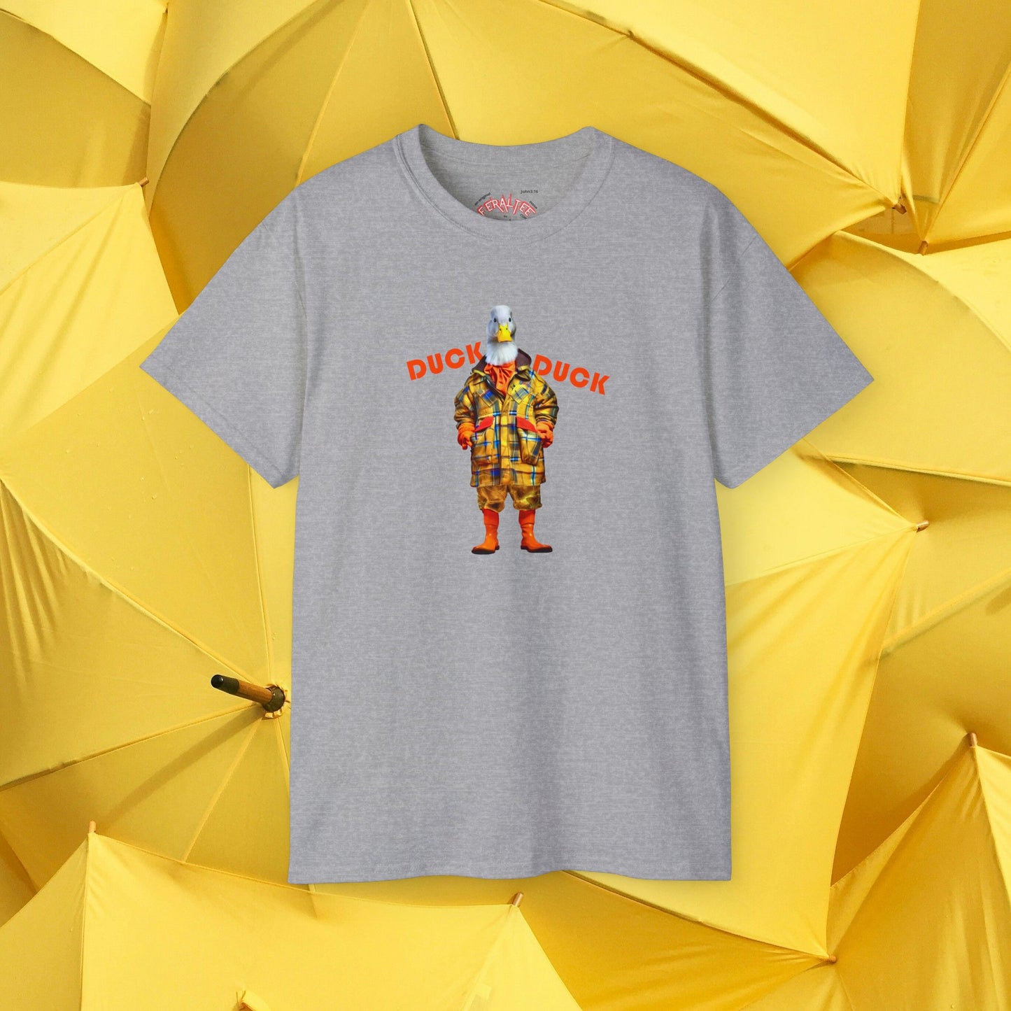 DUCK DUCK GOOSE- Camiseta Unisex de Algodón Ultra Suave