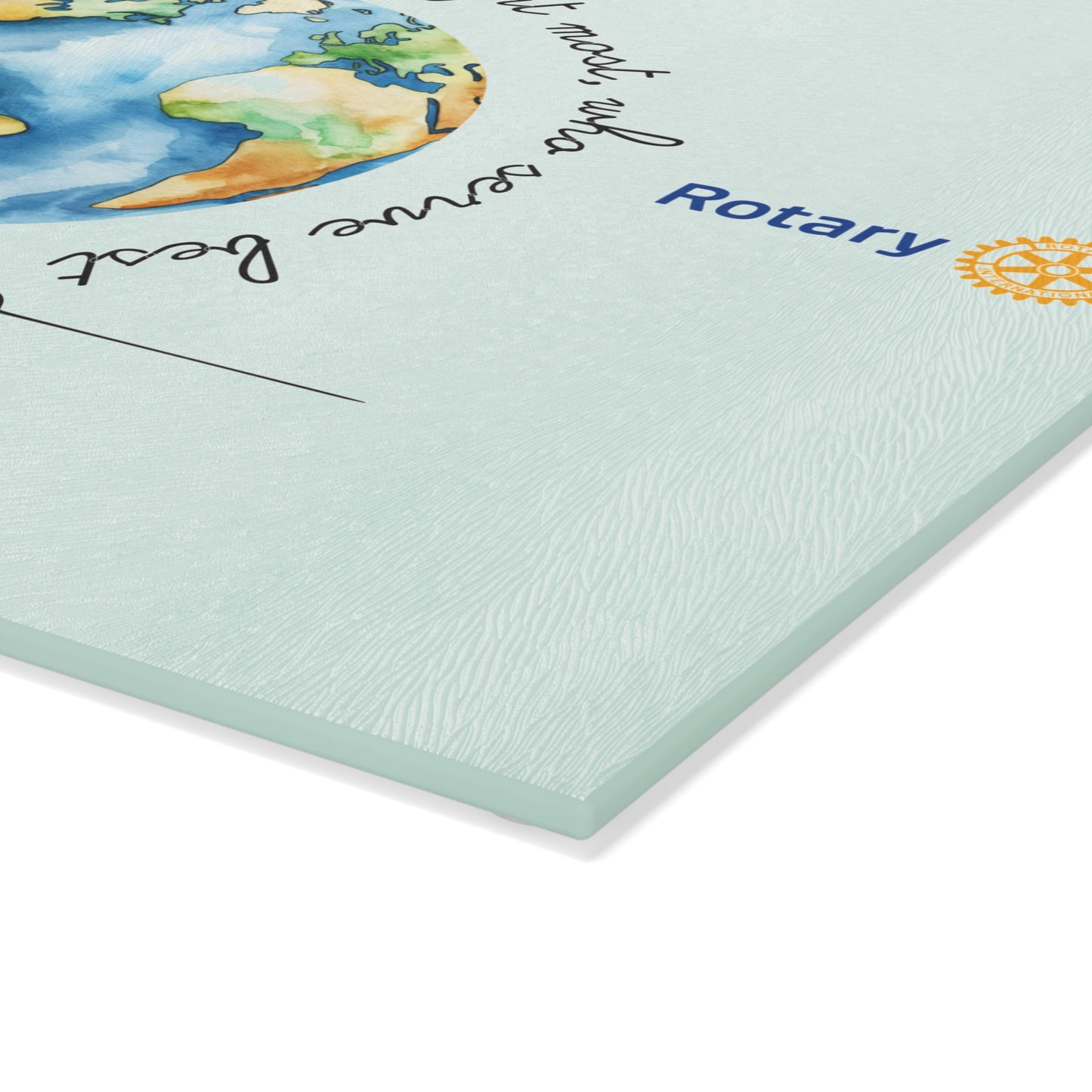 GLASS CUTTING BOARD- Inspirational Kitchen Decor