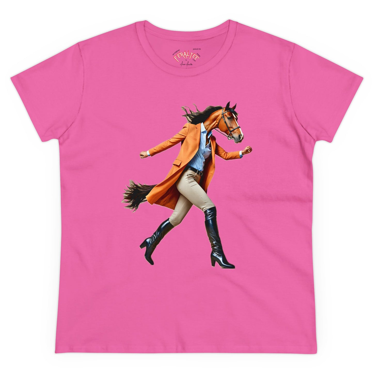 JUMENT Women's Midweight Cotton Tee - 6 Colors Available