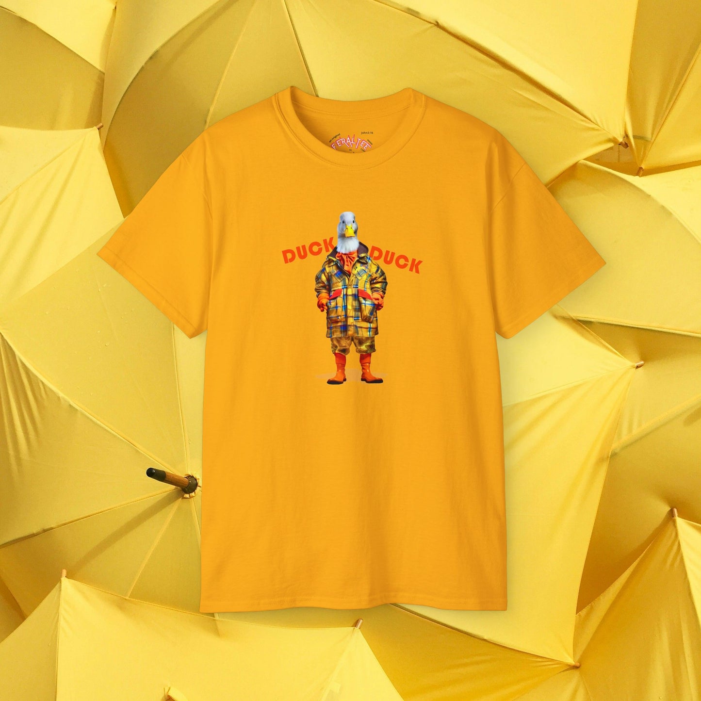 DUCK DUCK GOOSE- Camiseta Unisex de Algodón Ultra Suave