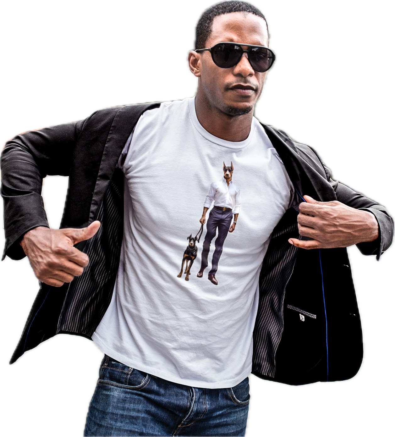 PINCHER- Camiseta Unisex de Algodón Ultrafino