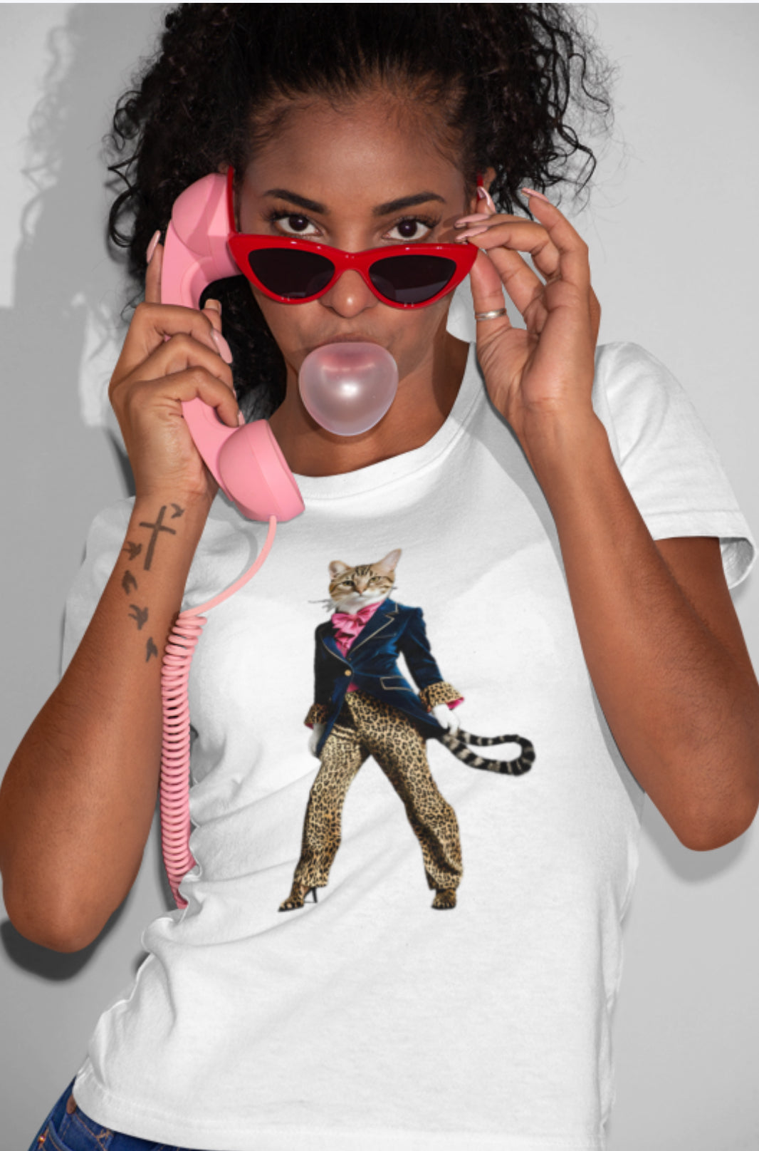 FELIS- Camiseta Unisex de Algodón Ultra Fino