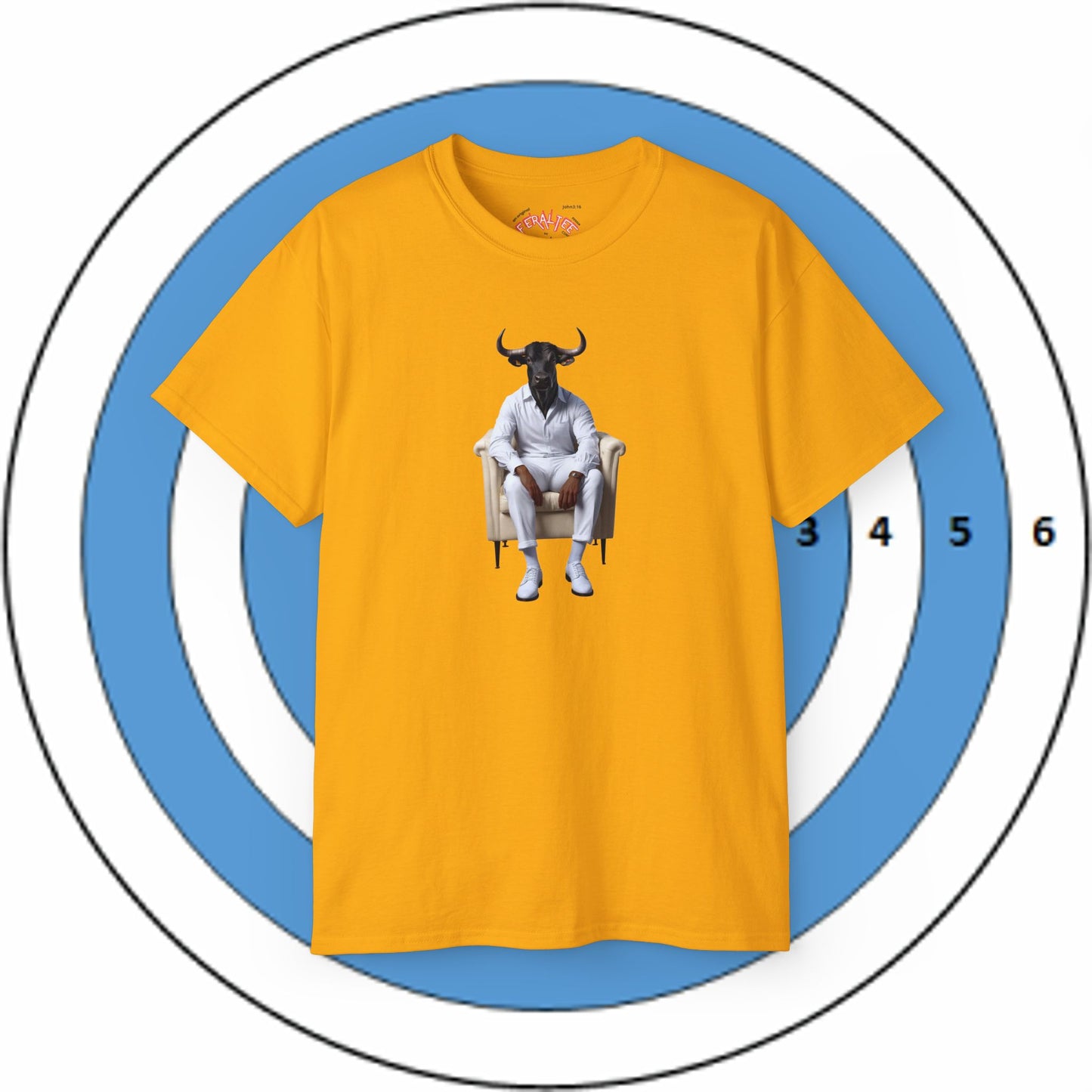 SITTING BULL - Camiesta Unisex de Algodón Ultrafino