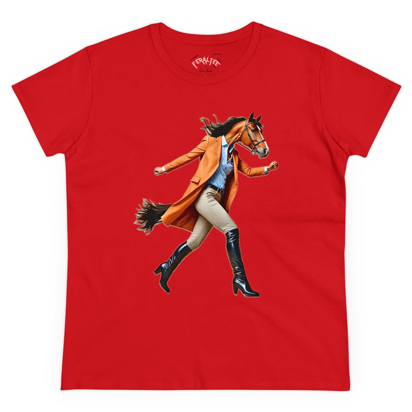 JUMENT Women's Midweight Cotton Tee - 6 Colors Available
