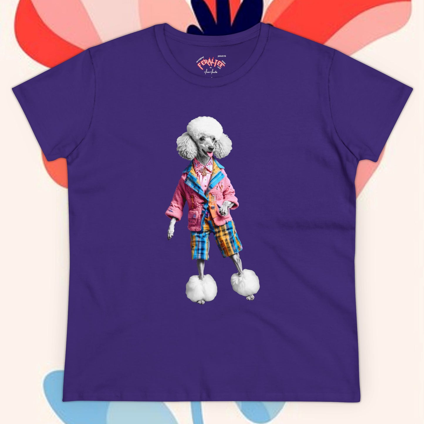 Camiseta de algodón de peso medio para mujer CHIENNE