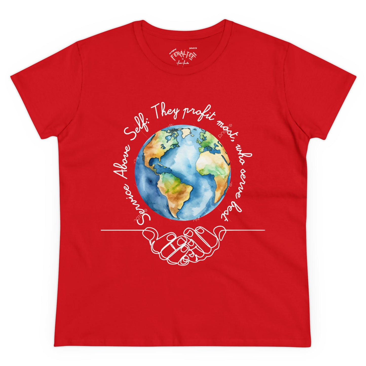 T-SHIRT WOMEN's Midweight Cotton Tee - Semi Fitted