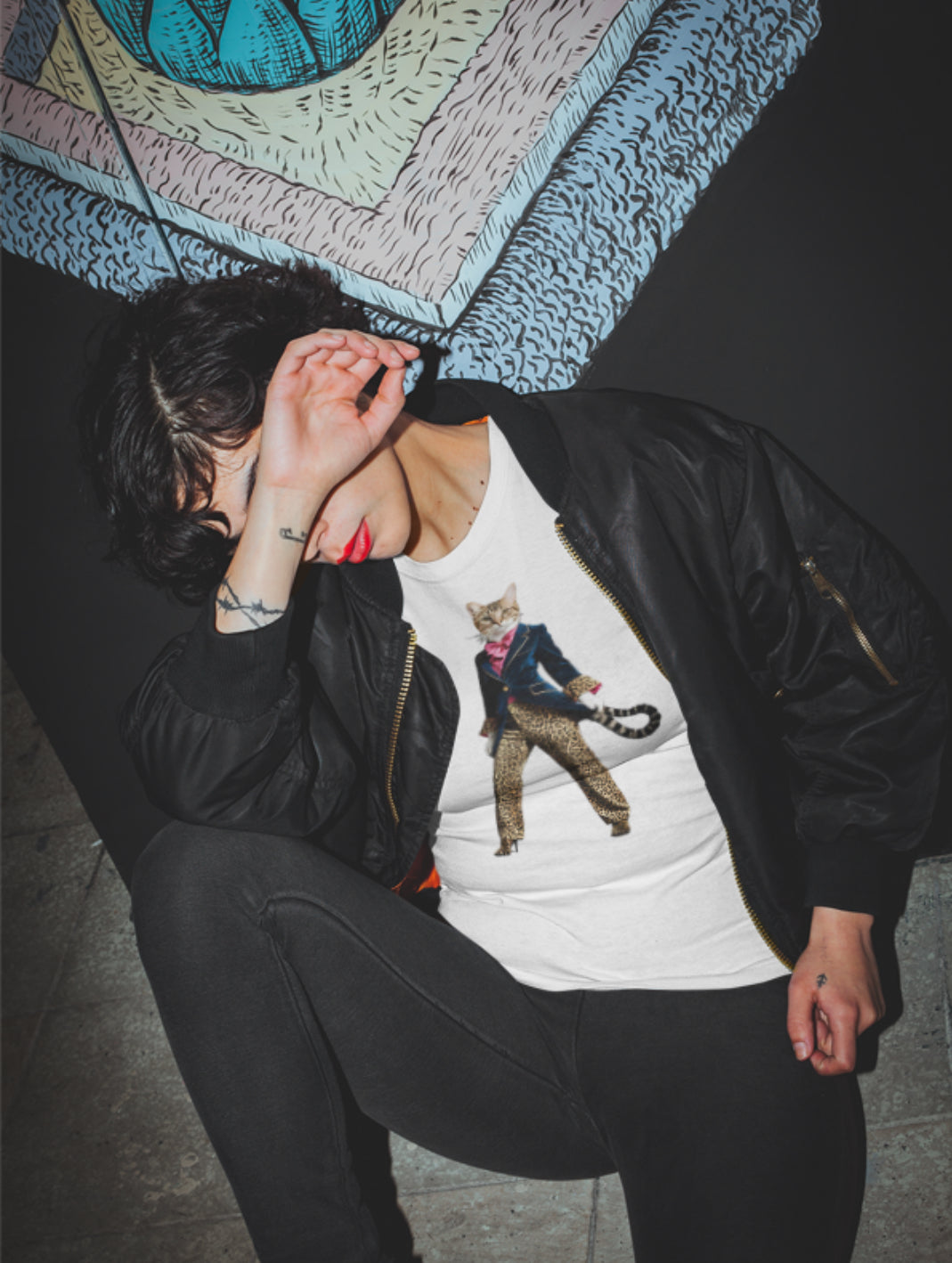 FELIS- Camiseta Unisex de Algodón Ultra Fino