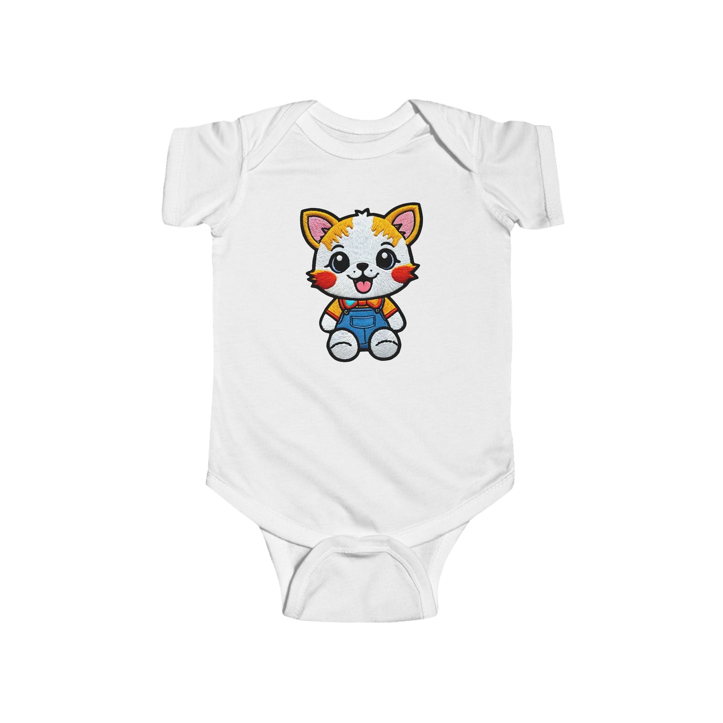 FLUFFY Infant Fine Jersey Bodysuit NB: 0 - 24 mo
