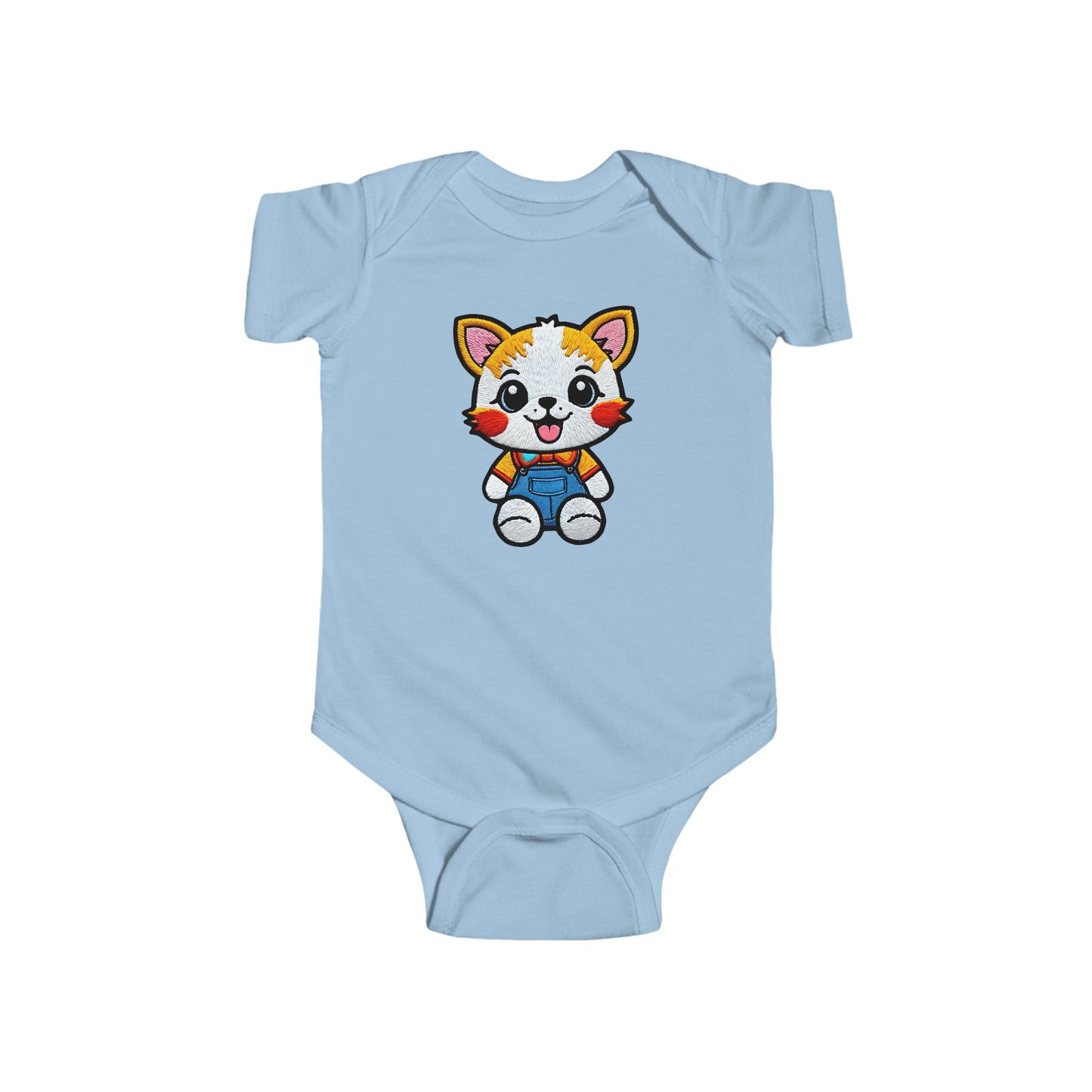 FLUFFY Infant Fine Jersey Bodysuit NB: 0 - 24 mo