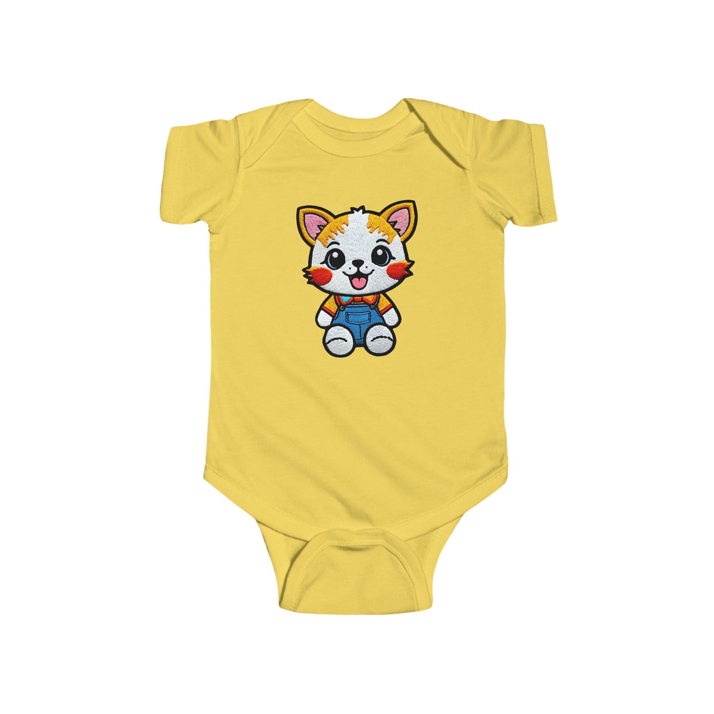 FLUFFY Infant Fine Jersey Bodysuit NB: 0 - 24 mo