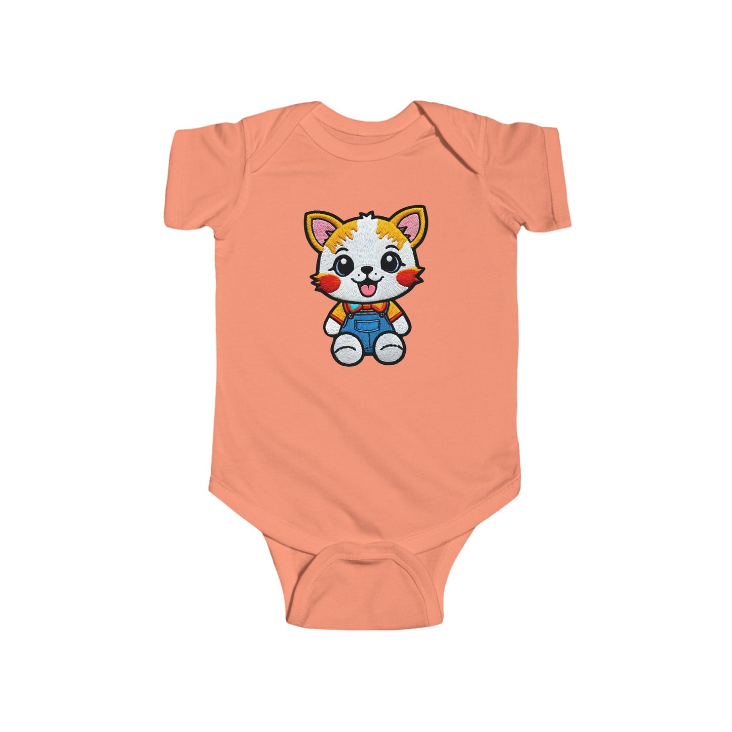 FLUFFY Infant Fine Jersey Bodysuit NB: 0 - 24 mo