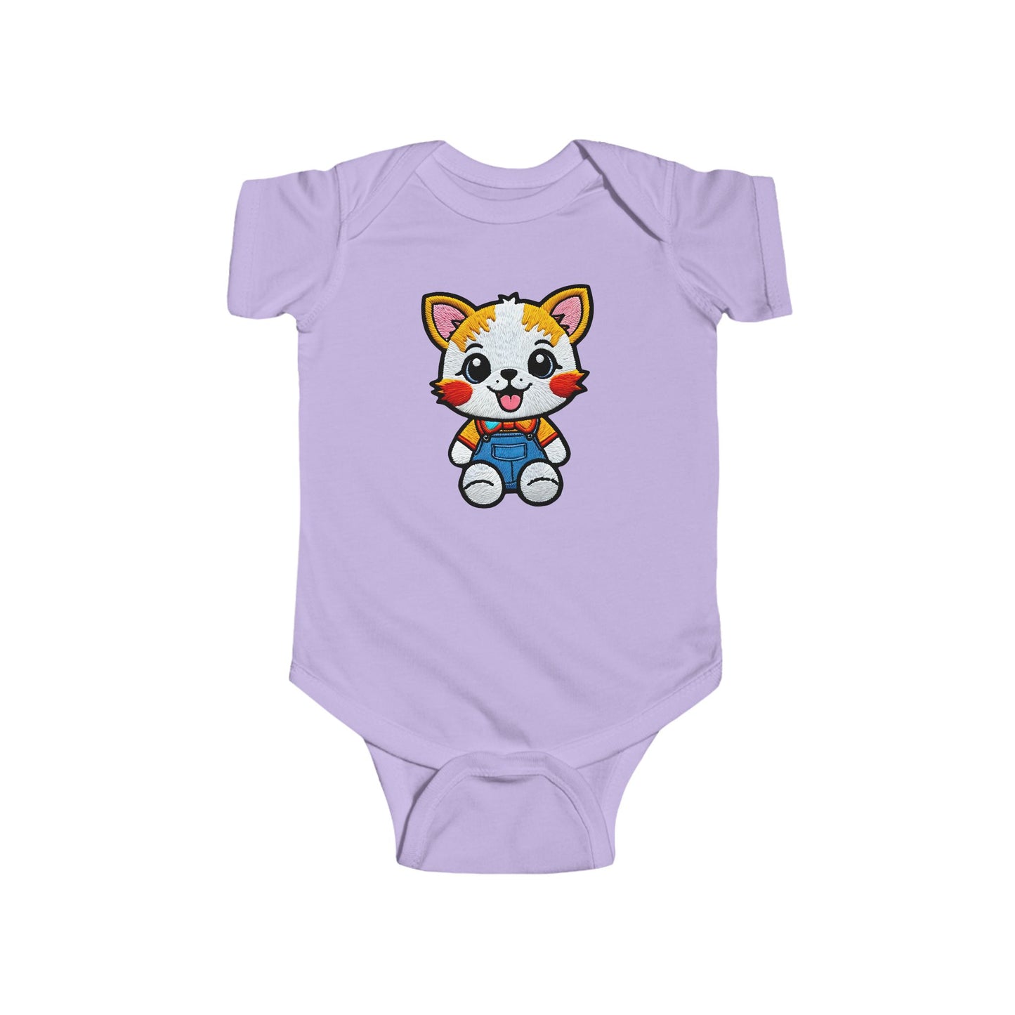 FLUFFY Infant Fine Jersey Bodysuit NB: 0 - 24 mo