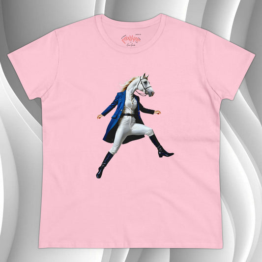 Camiseta de algodón de peso medio para mujer BELLE