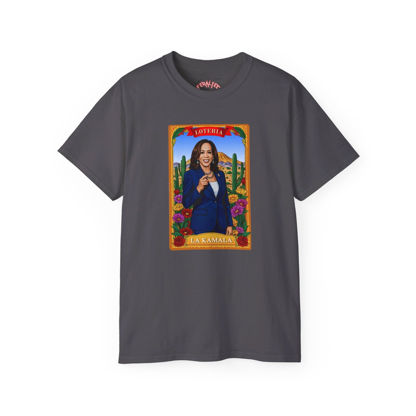 Camiseta unisex de algodón ultra fino con la tarjeta de lotería La KAMALA