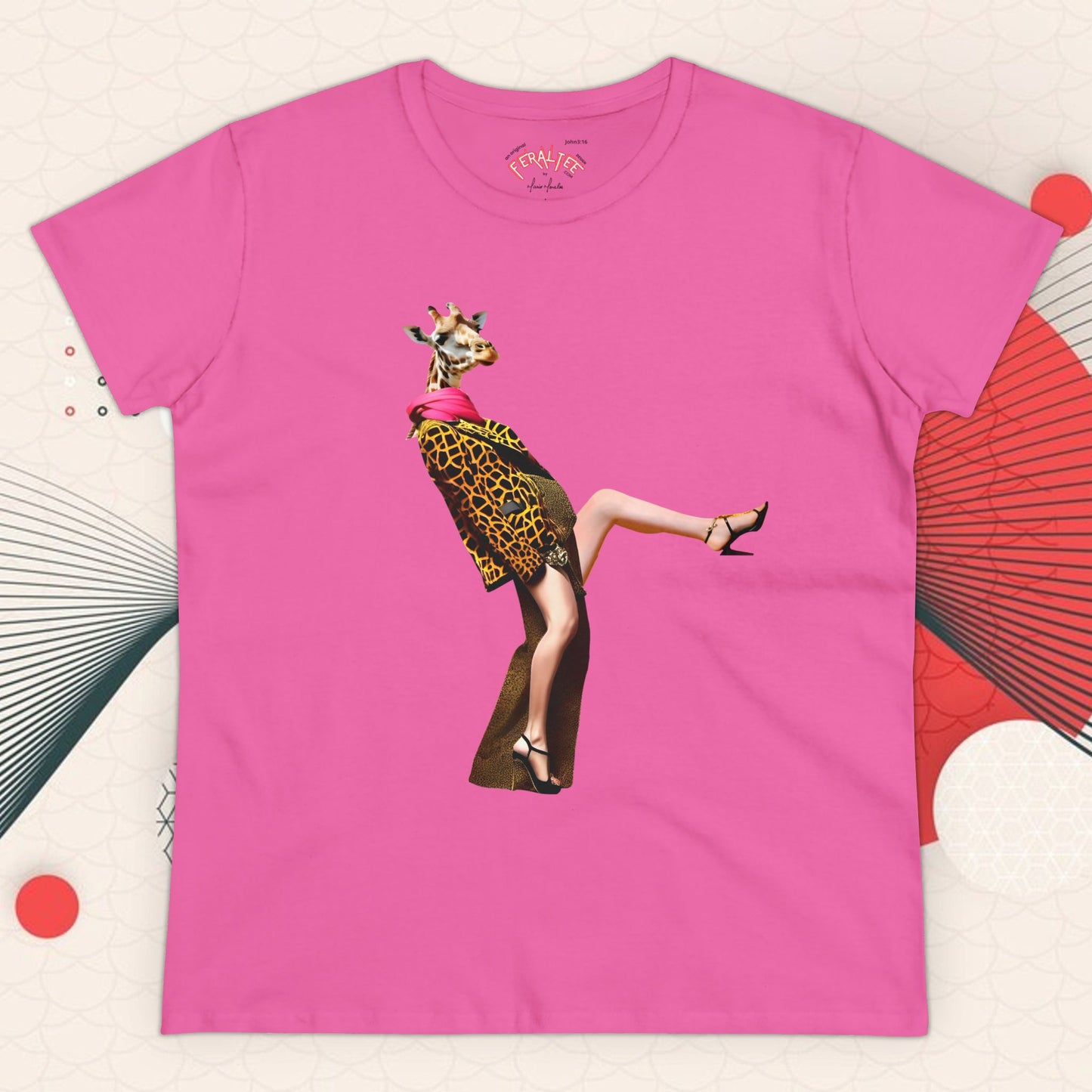 Camiseta de algodón de peso medio para mujer de ALTA MODA