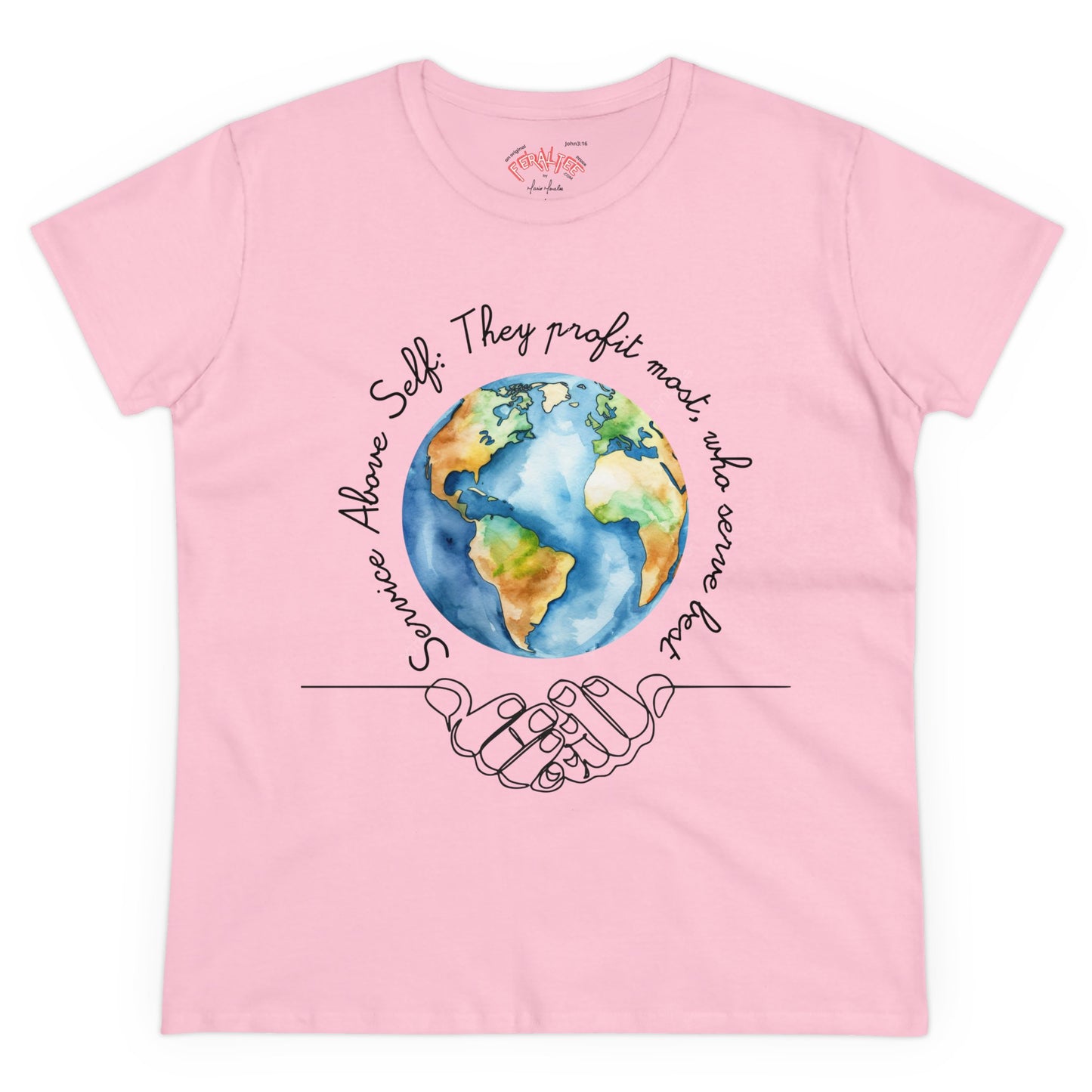 T-SHIRT WOMEN's Midweight Cotton Tee - Semi Fitted