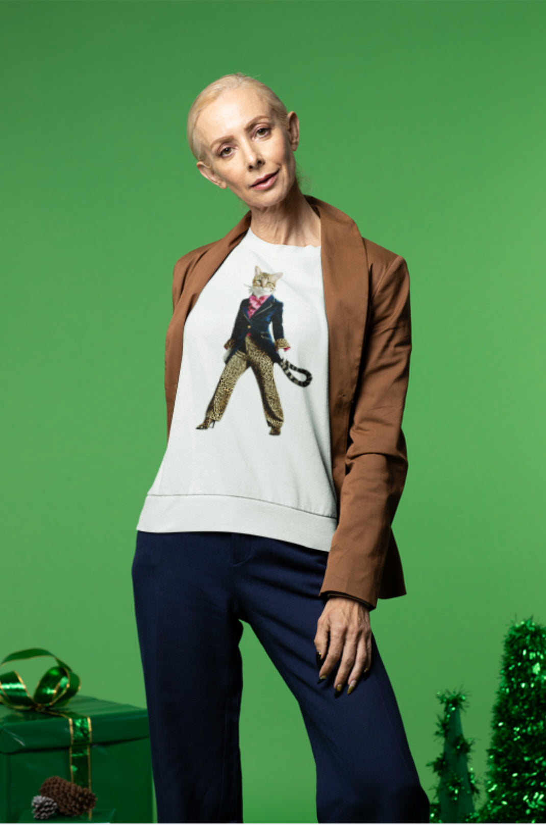 FELIS- Camiseta Unisex de Algodón Ultra Fino