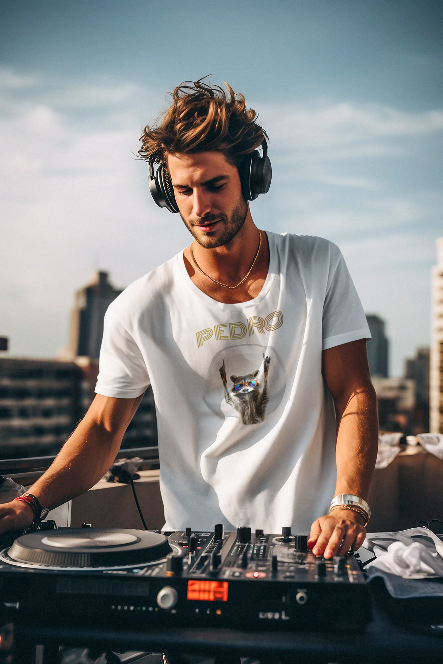 PEDRO PE- Camiseta Unisex de Algodón Ultra Fino