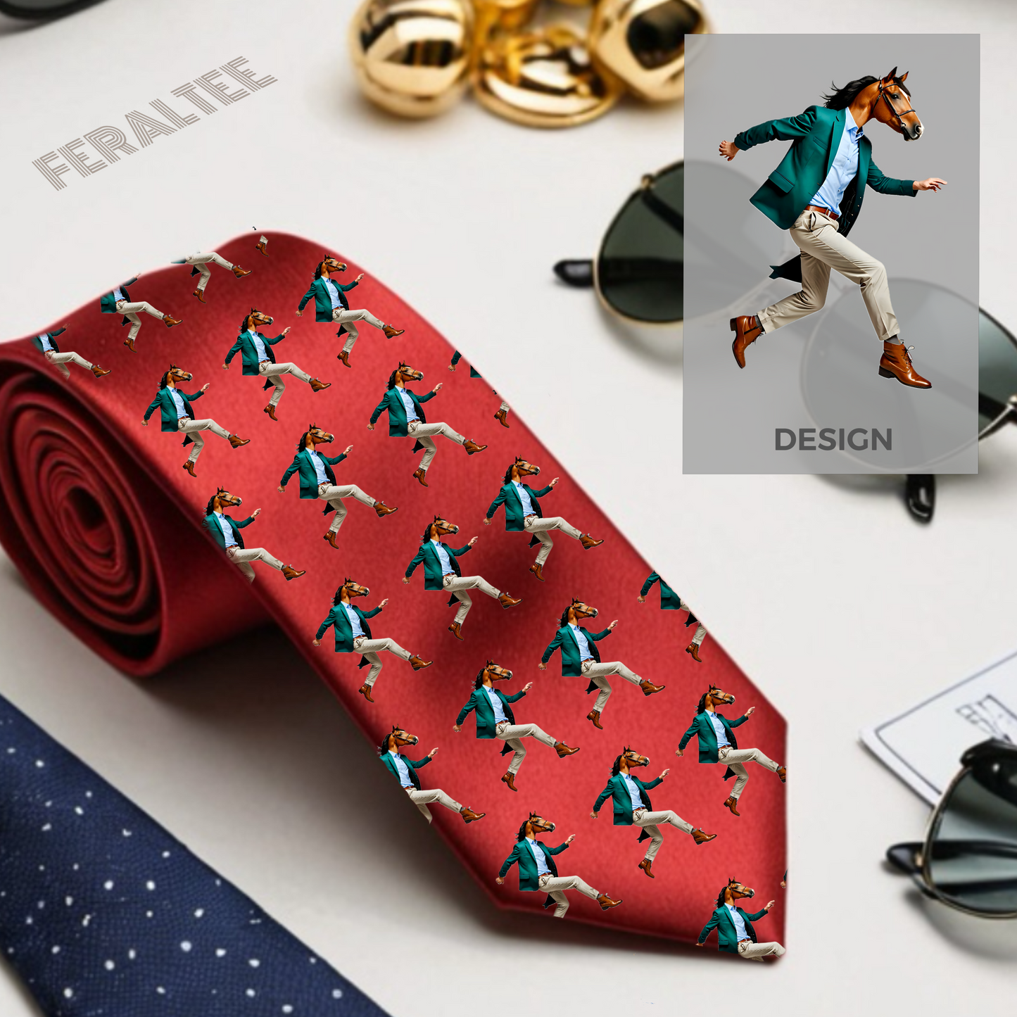 Corbata de diseño personalizado STRIDER