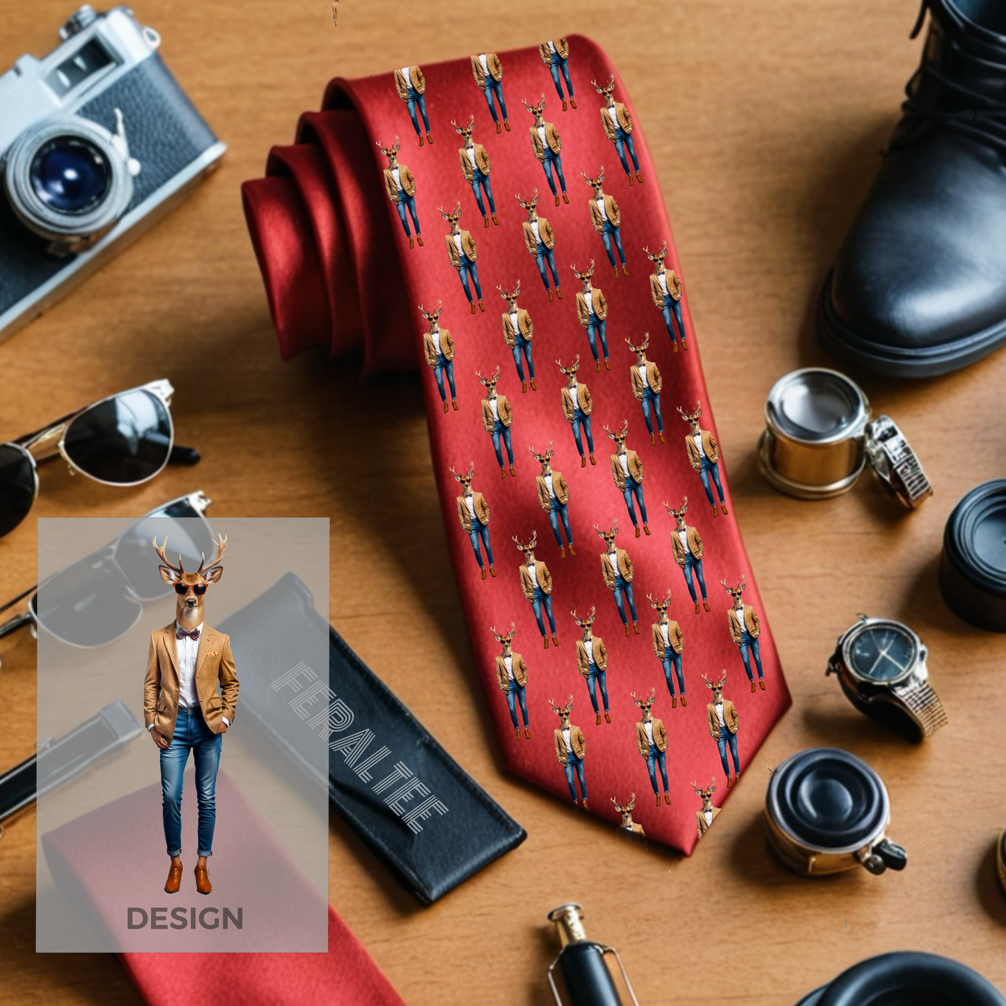 Corbata con diseño personalizado STAG