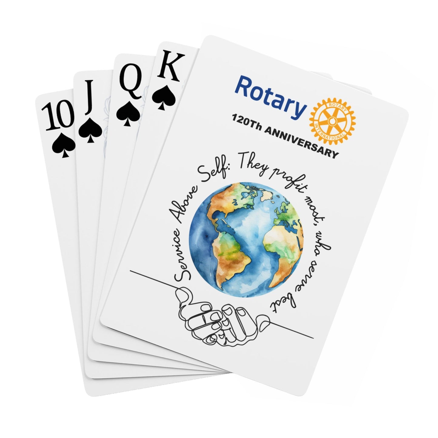 POKER PLAYING CARDS - Unique Design with Inspirational Motto