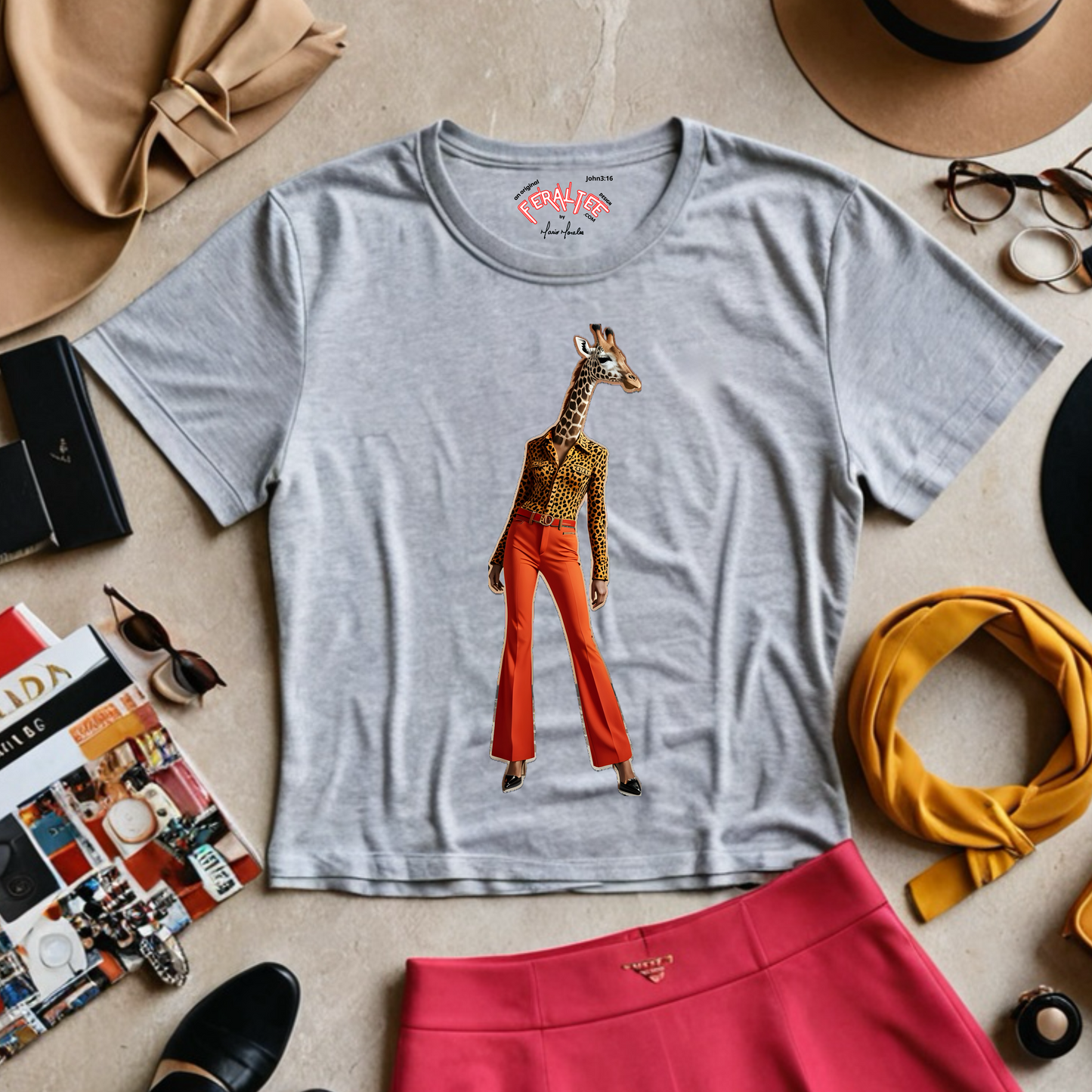 GIRASOL Women's Midweight Cotton Tee - 6 Colors Available
