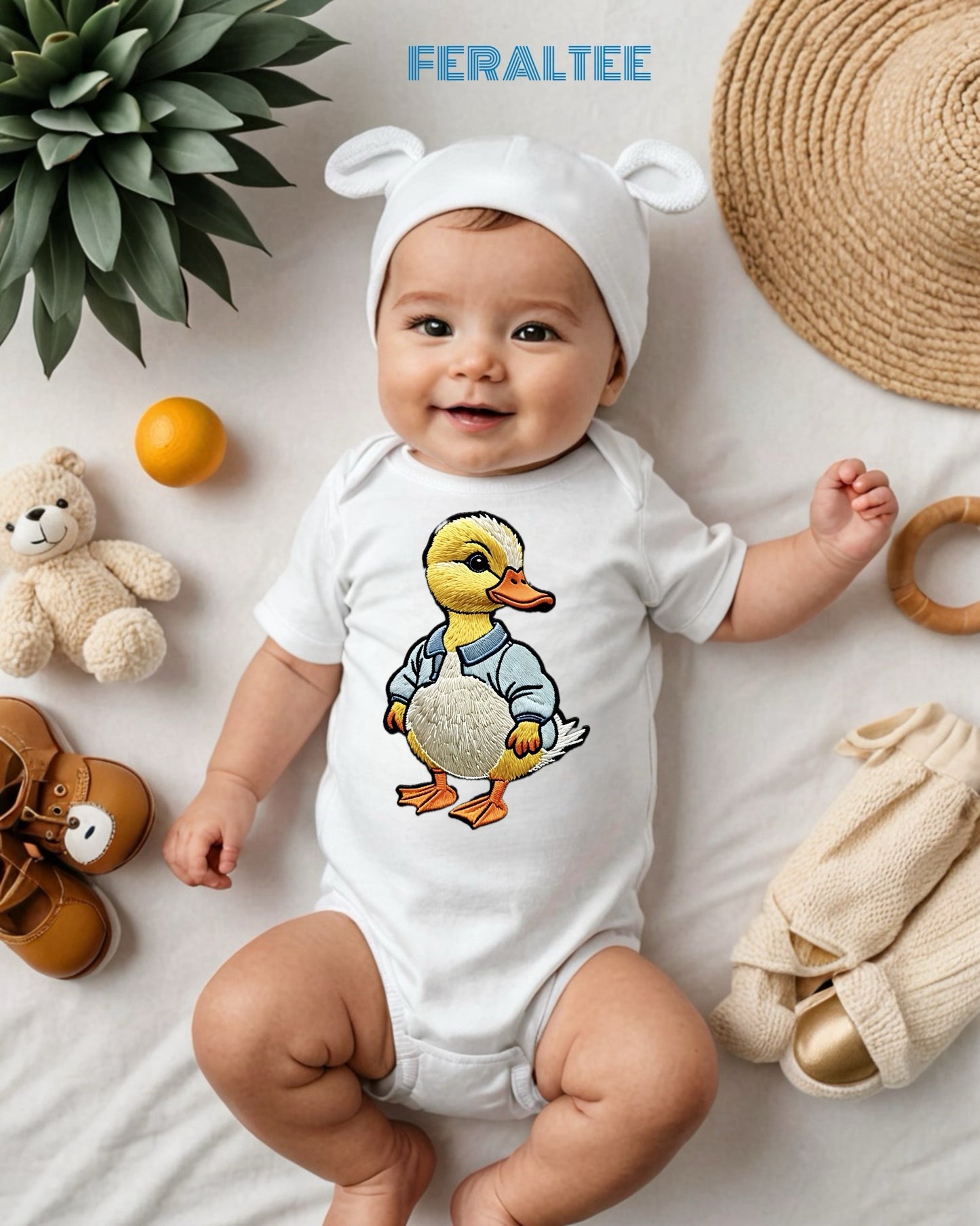Copy of DUCKY CAMEO Infant Fine Jersey Bodysuit NB - 24 mo