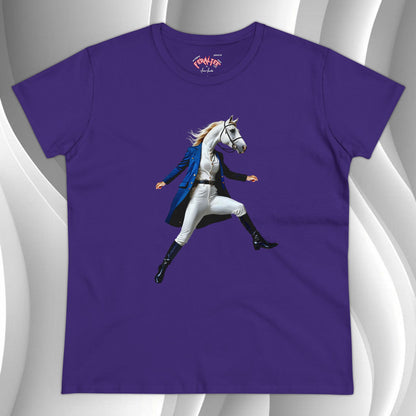 BELLE Women's Midweight Cotton Tee