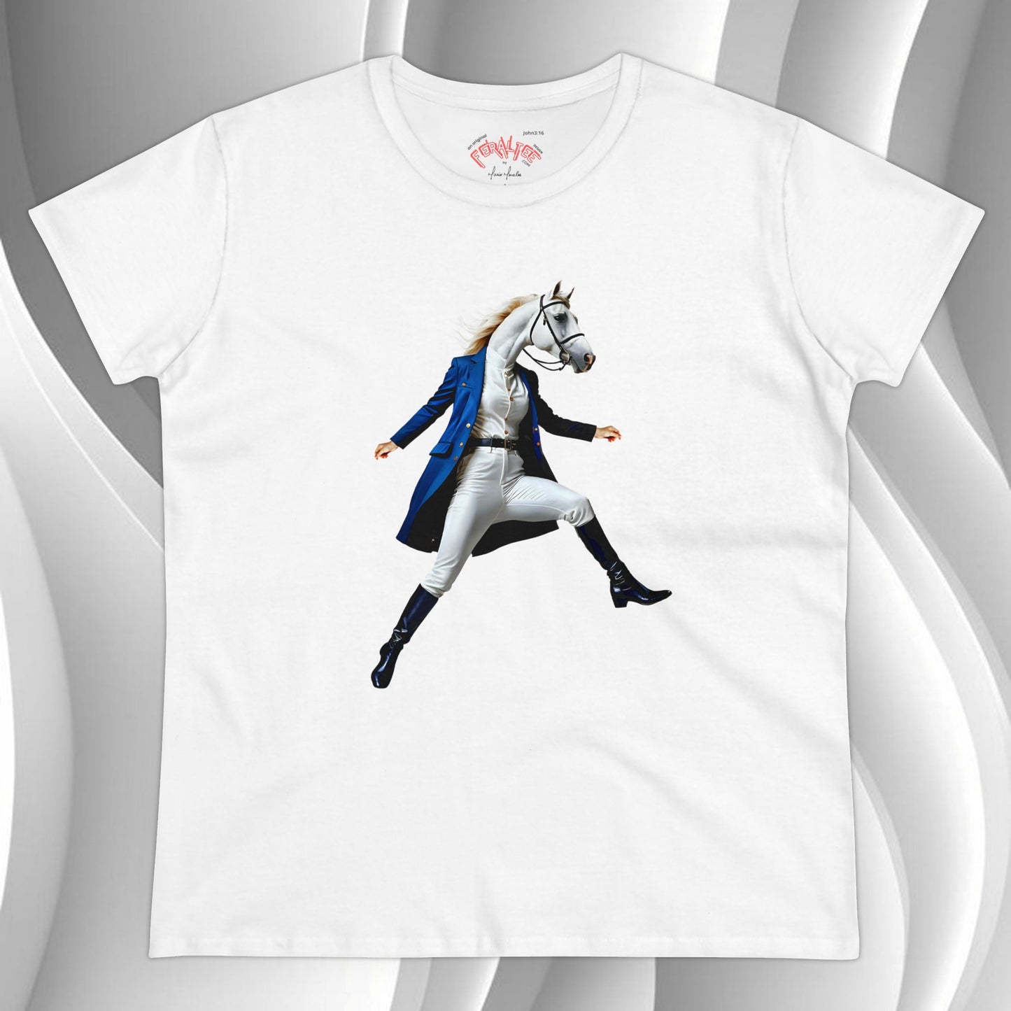BELLE Women's Midweight Cotton Tee
