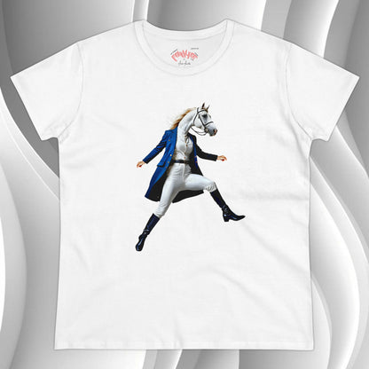 BELLE Women's Midweight Cotton Tee
