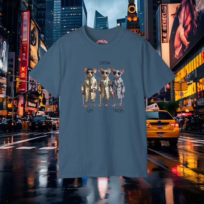 THREE BLIND MICE- Camiseta Unisex de Algodón Ultra Fino