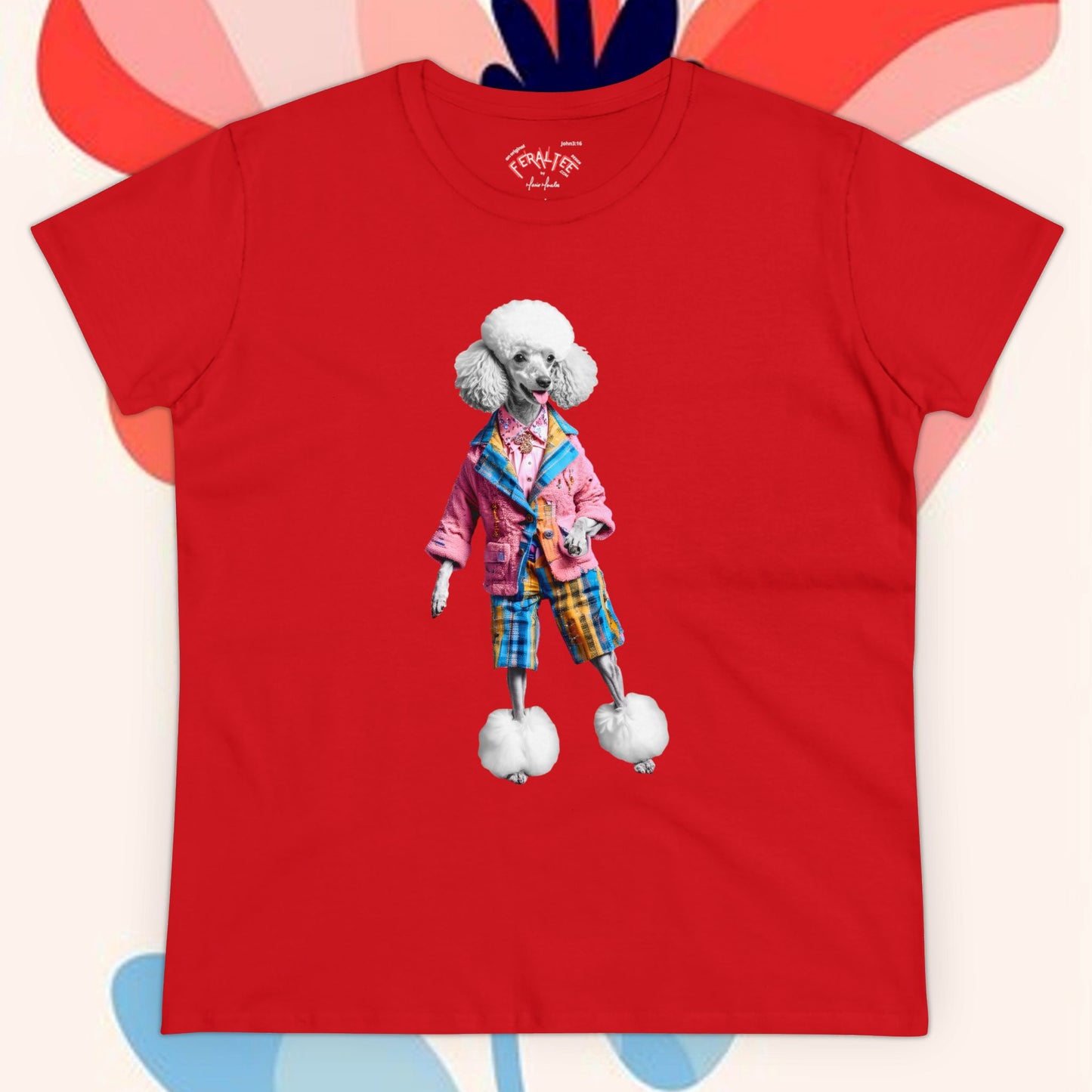 Camiseta de algodón de peso medio para mujer CHIENNE