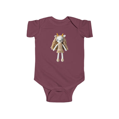 EMMA Infant Fine Jersey Bodysuit NB: 0-24 mos