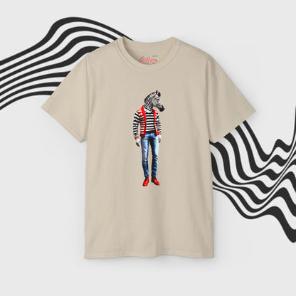 ZEBRO- Camiseta Unisex de Algodón Ultra Fino