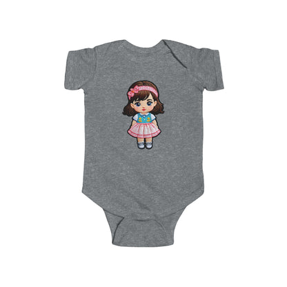 EMILY Infant Fine Jersey Bodysuit NB: 0-24 mos