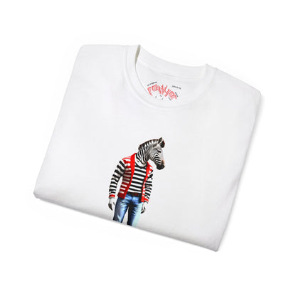 ZEBRO- Camiseta Unisex de Algodón Ultra Fino