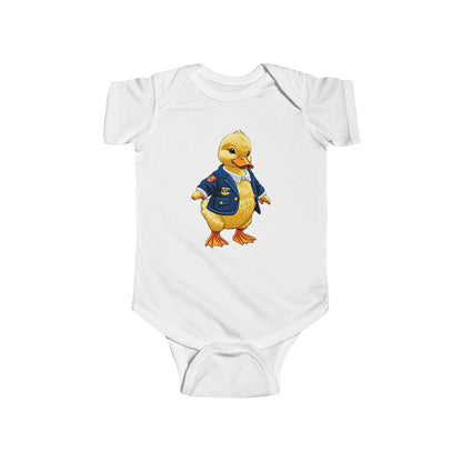 DUCKY DENIM Infant Fine Jersey Bodysuit NB: 0 - 24 mo