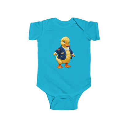 DUCKY DENIM Infant Fine Jersey Bodysuit NB: 0 - 24 mo