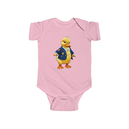 DUCKY DENIM Infant Fine Jersey Bodysuit NB: 0 - 24 mo