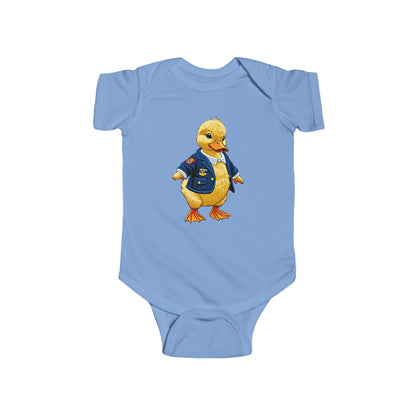 DUCKY DENIM Infant Fine Jersey Bodysuit NB: 0 - 24 mo