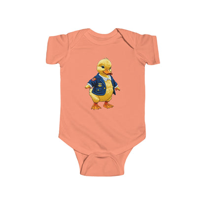 DUCKY DENIM Infant Fine Jersey Bodysuit NB: 0 - 24 mo
