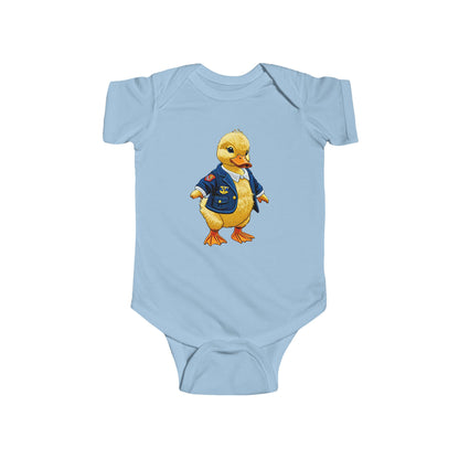 DUCKY DENIM Infant Fine Jersey Bodysuit NB: 0 - 24 mo