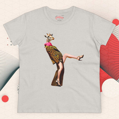 Camiseta de algodón de peso medio para mujer de ALTA MODA
