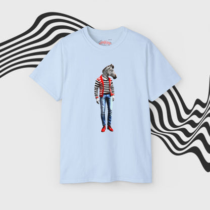 ZEBRO- Camiseta Unisex de Algodón Ultra Fino