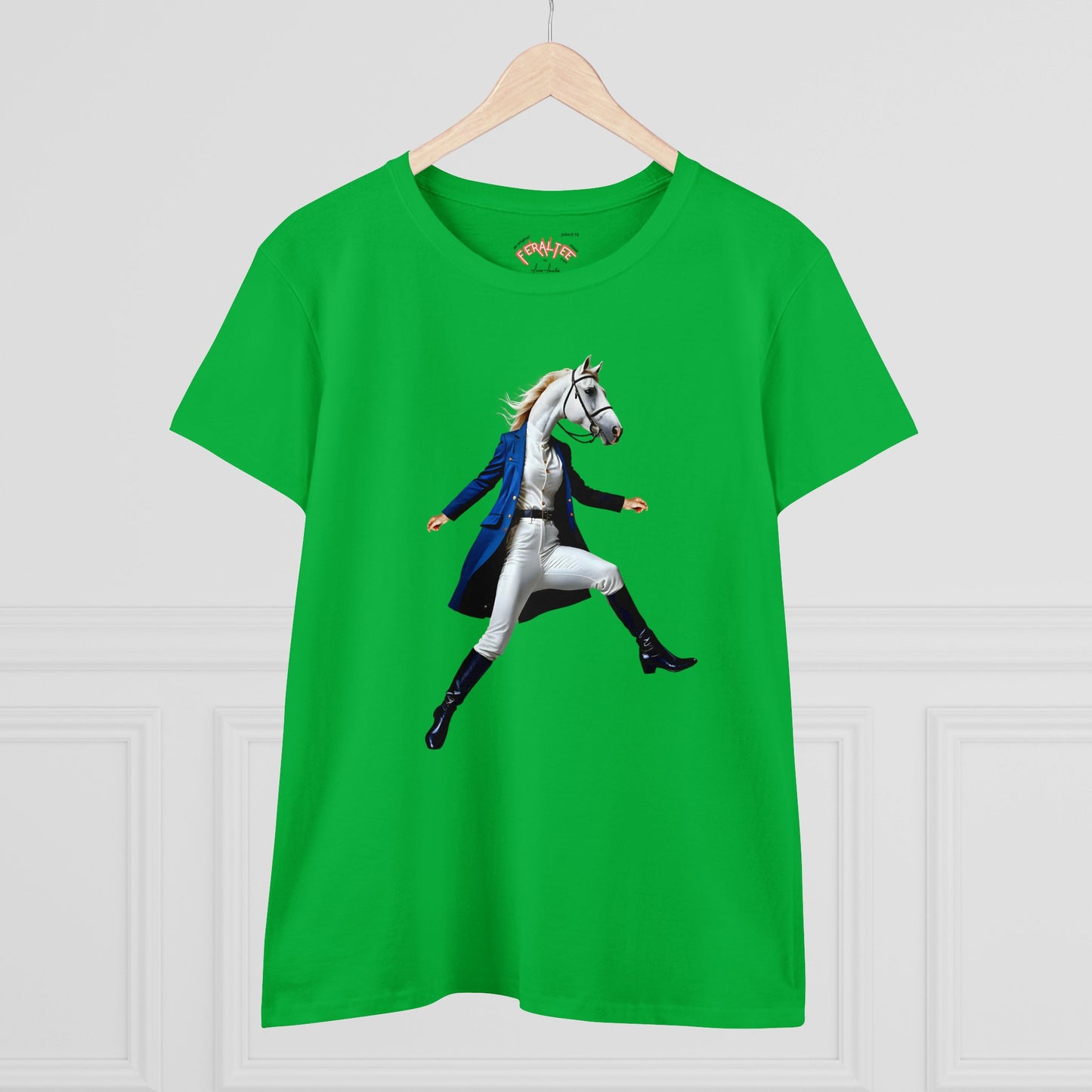 BELLE Women's Midweight Cotton Tee