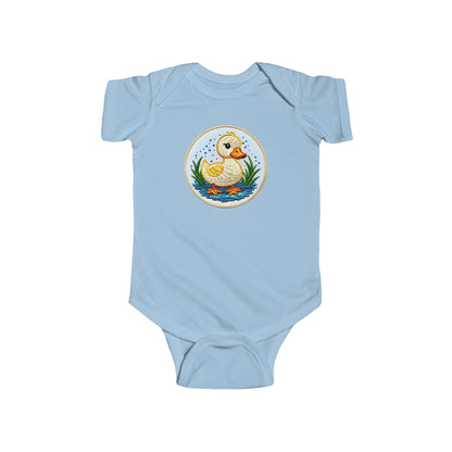 DUCKY CAMEO Infant Fine Jersey Bodysuit NB: 0 - 24 mo