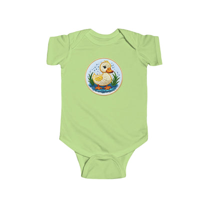 DUCKY CAMEO Infant Fine Jersey Bodysuit NB: 0 - 24 mo